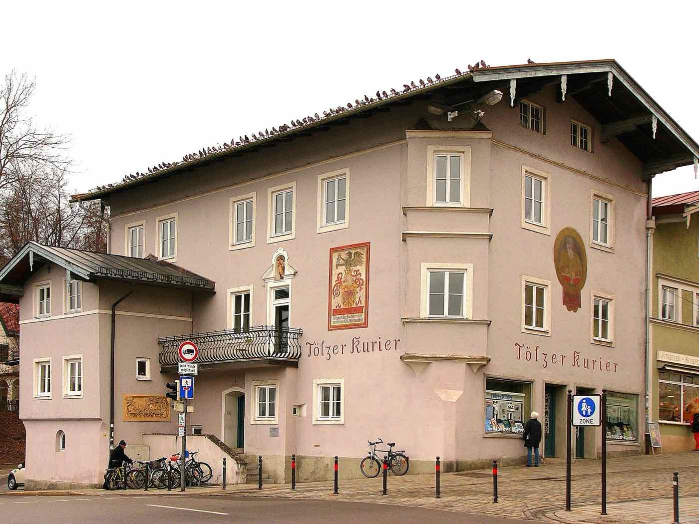 Die Marktstraße, nach dem Brand von 1453 neu aufgebaut